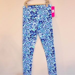 NWT Lilly Pulitzer Maia Leggings XL 12–14 Iris Blue High Maintenance Rare Print